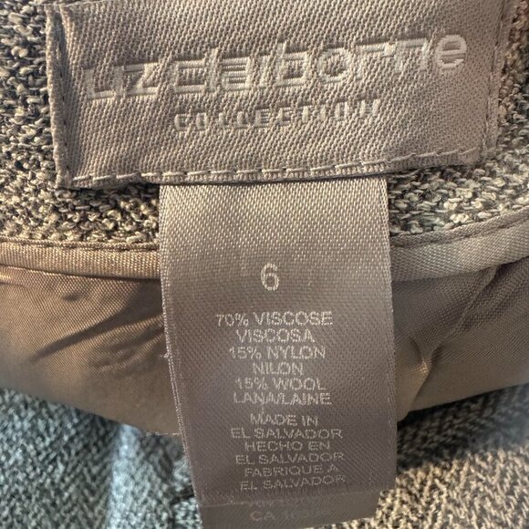 Liz Claiborne Collection Grey Tweed midi skirt - Picture 5 of 5